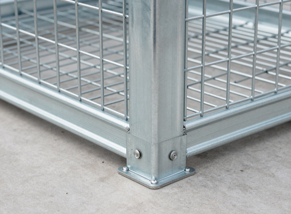 Reinforced base corner and support foot