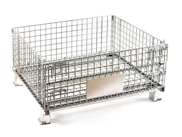 Collapsible Wire Mesh Containers for Space-Saving Logistics